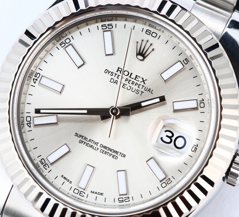 Rolex Datejust II 116334 Silver Index Dial