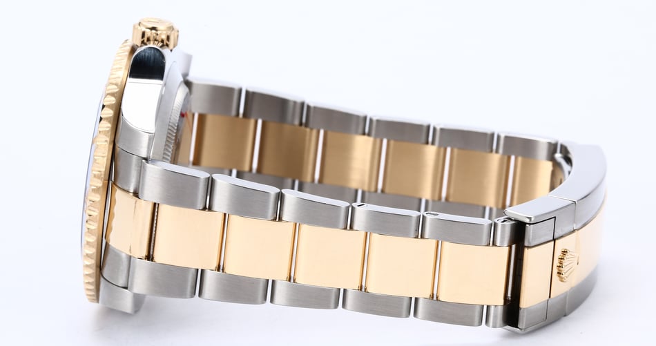 Sunburst Blue Rolex Submariner 116613 Two Tone