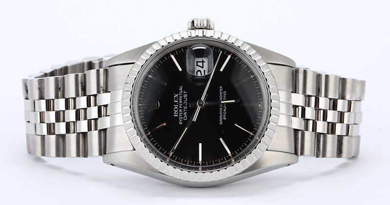 Pre-Owned Men's Rolex Datejust 16030 Black Dial