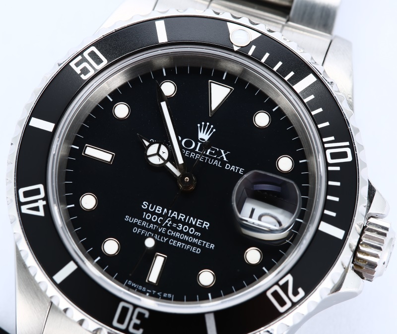 Submariner Rolex Black 16610 100% Genuine