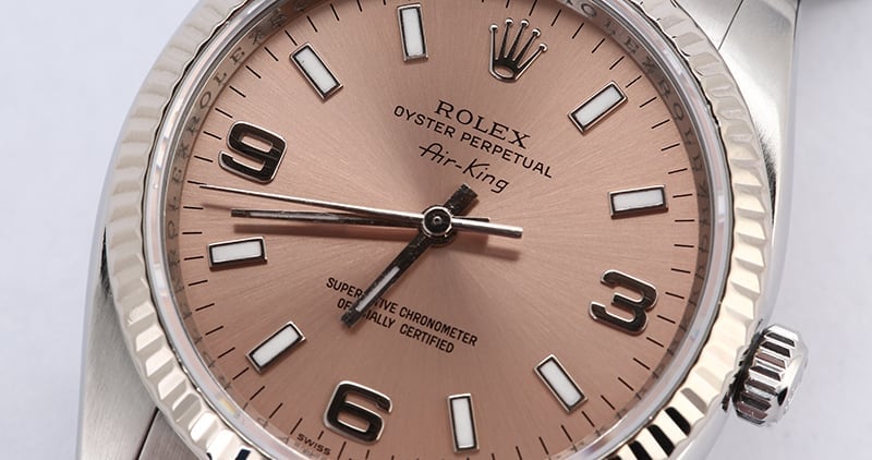 Rolex Air-King 114234 Salmon Dial