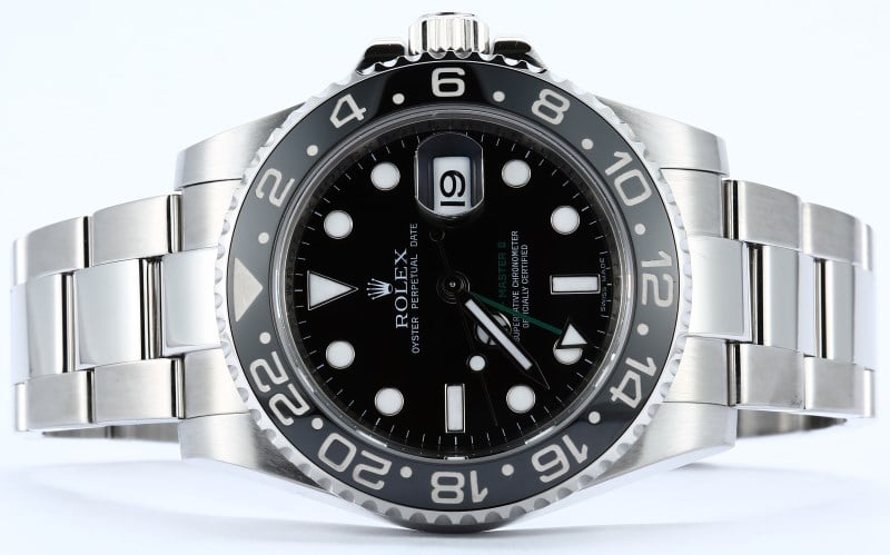 Rolex GMT Master II Black 116710 Green GMT Hand