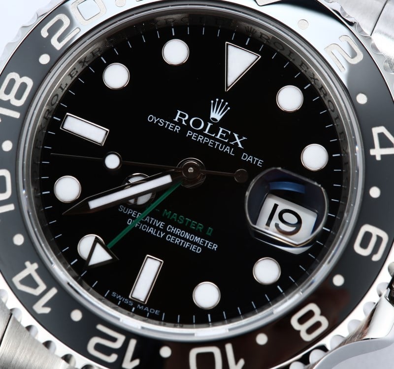 Rolex GMT Master II Black 116710 Green GMT Hand