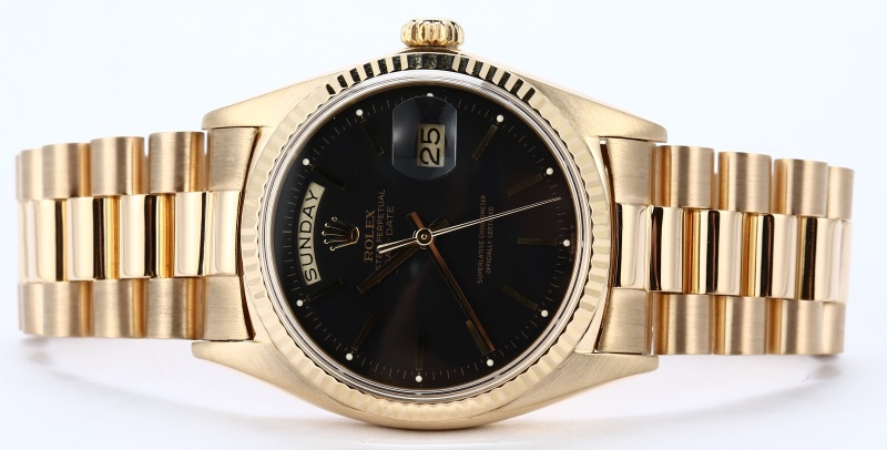 Rolex Vintage Day-Date 1803 Black Dial