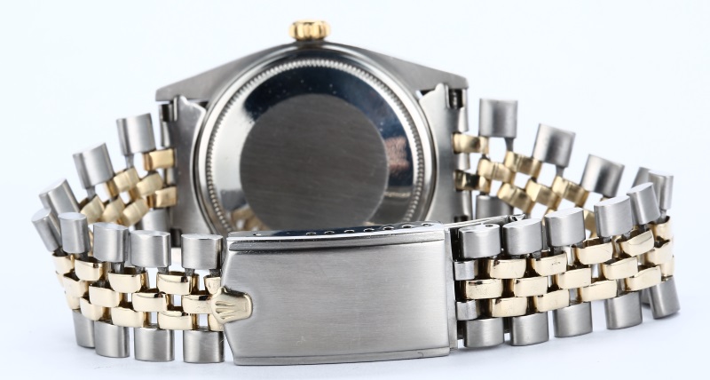 Rolex Two-Tone Datejust 16013 White Roman