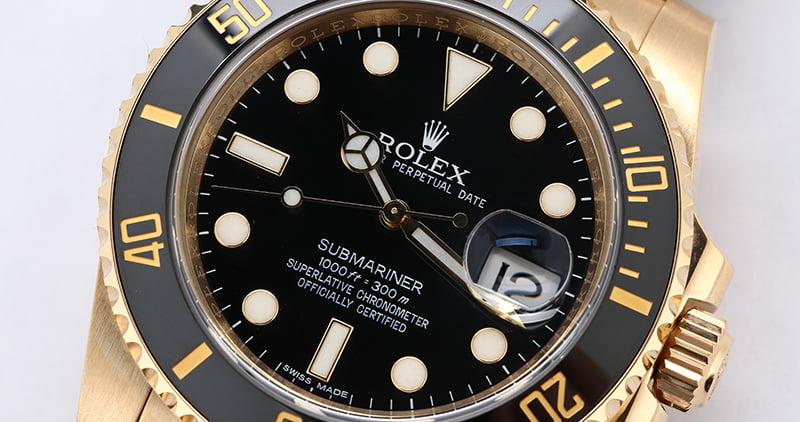 Men's Rolex Submariner 116618 Black Dial