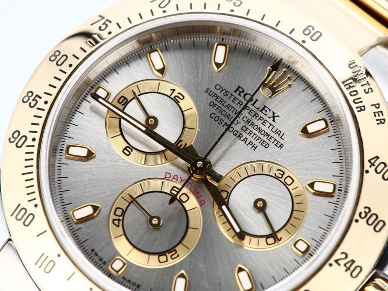 Rolex Daytona Two-Tone 116523 Grey Dial