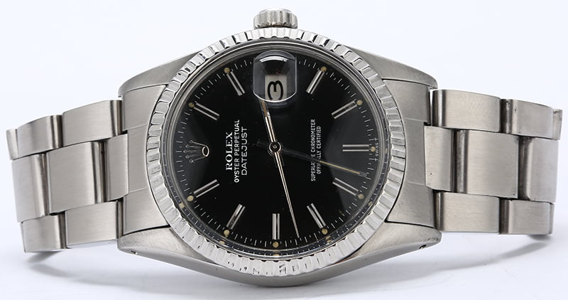 Pre-Owned Rolex Datejust 16030 Black Dial