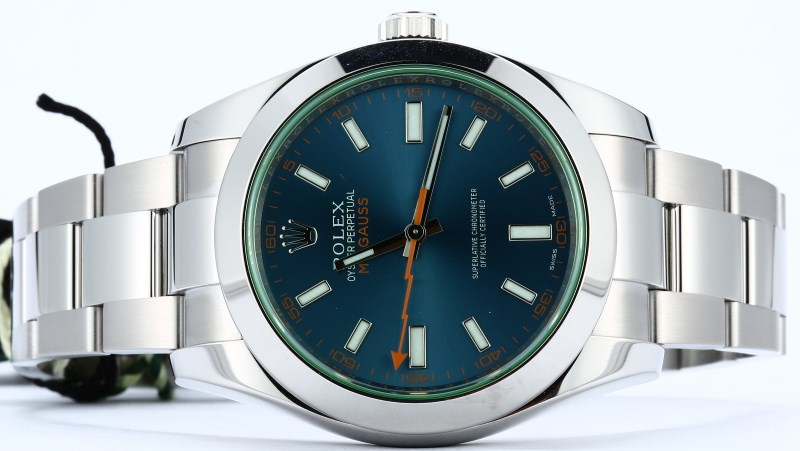 Rolex Milgauss 116400B Blue Dial