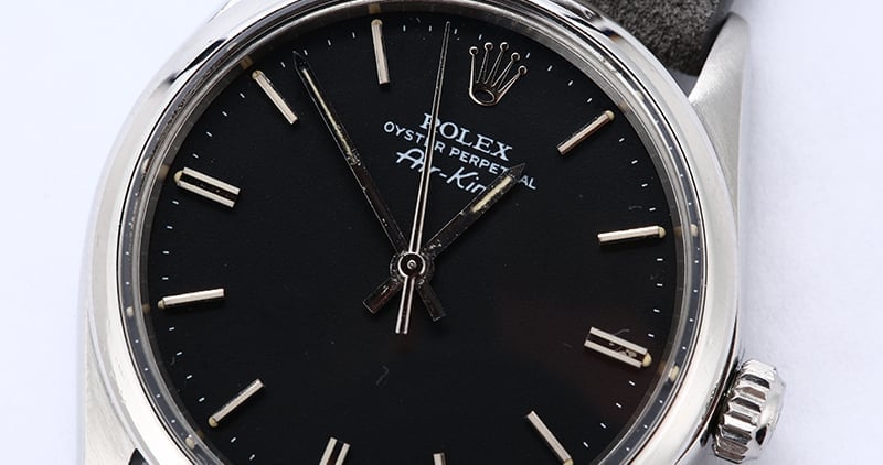 Rolex Air-King 5500 Black Index Dial