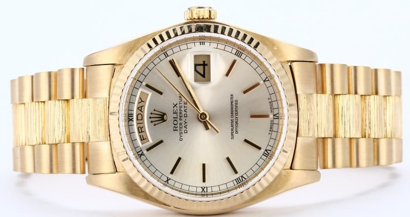 Rolex President Day-Date 18078 Bark Accents