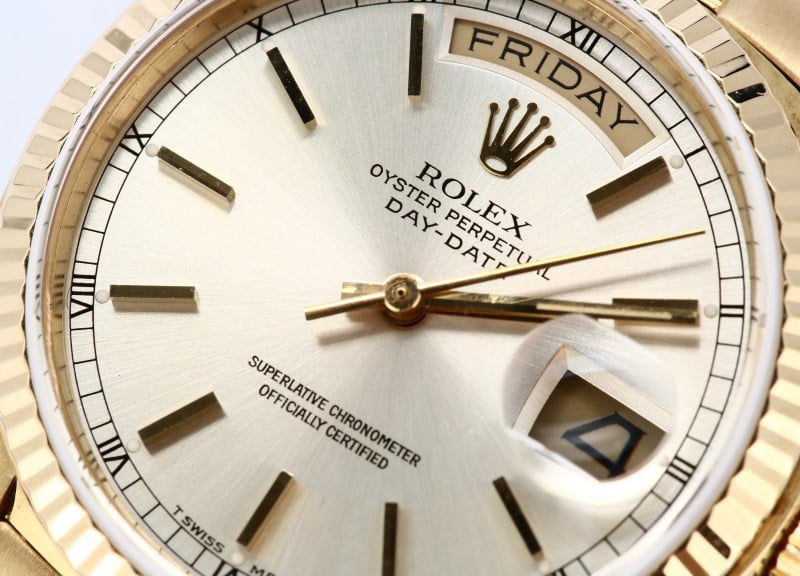 Rolex President Day-Date 18078 Bark Accents