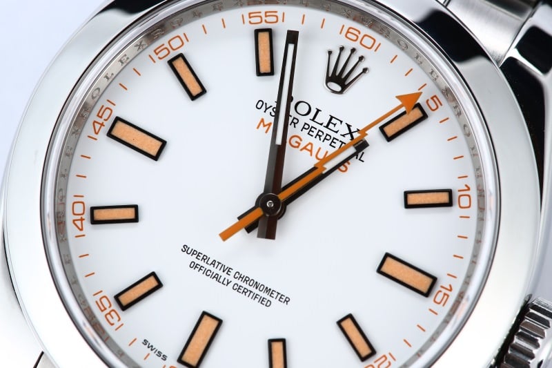 Rolex Milgauss 116400WSO White Dial