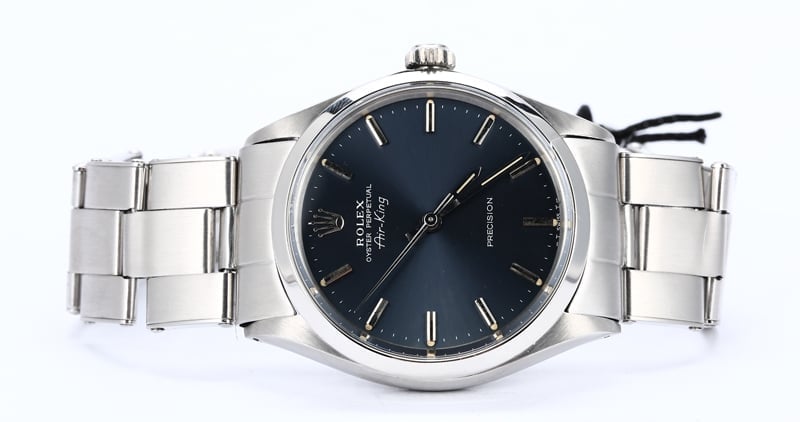 Men's Rolex Air-King 5500 Slate Dial