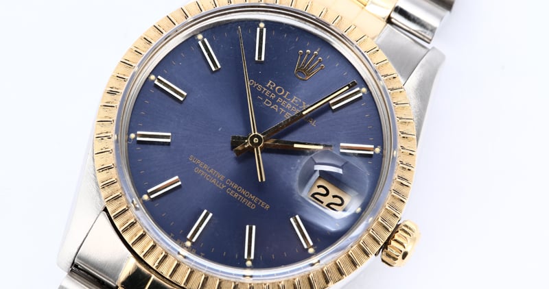 Men's Rolex Date 15053 Blue Dial