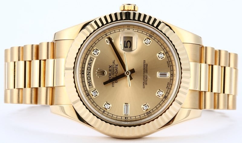 Rolex Day-Date II 218238 Diamond Dial