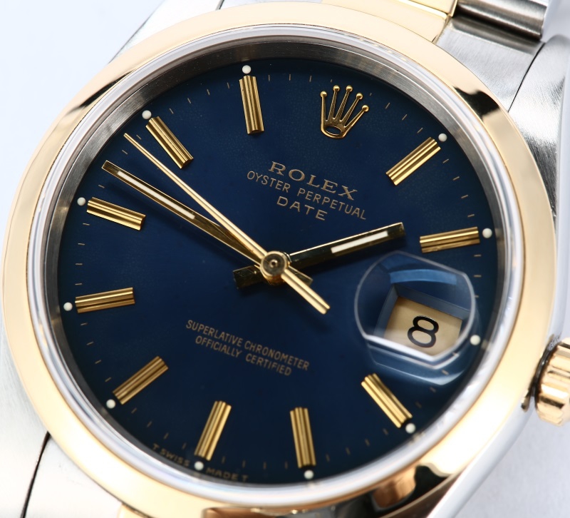 Rolex Date 15203 Blue Dial