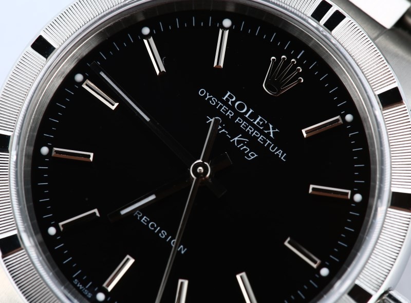 Rolex Air-King Stainless Steel Black Dial 14010M