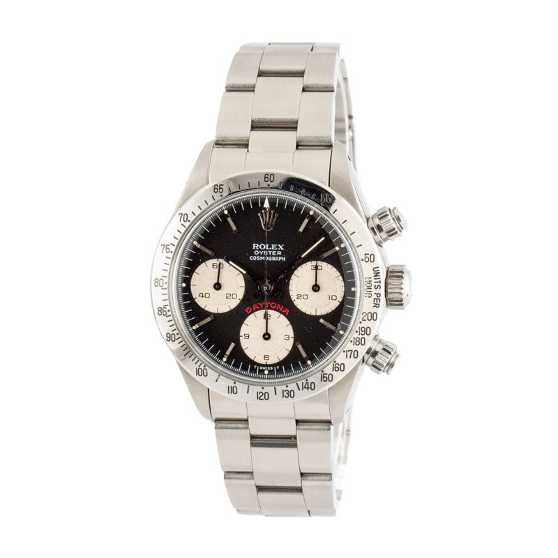 Vintage Rolex Daytona ref 6265 Black Dial