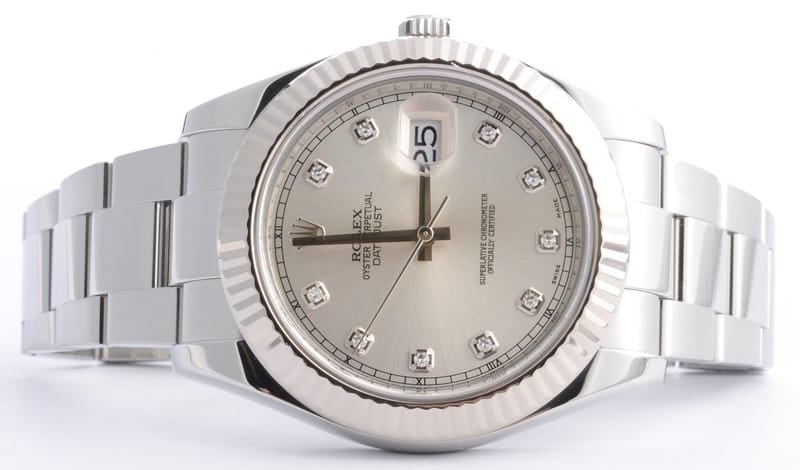 Rolex DateJust II 116334 Diamond Dial 41MMN