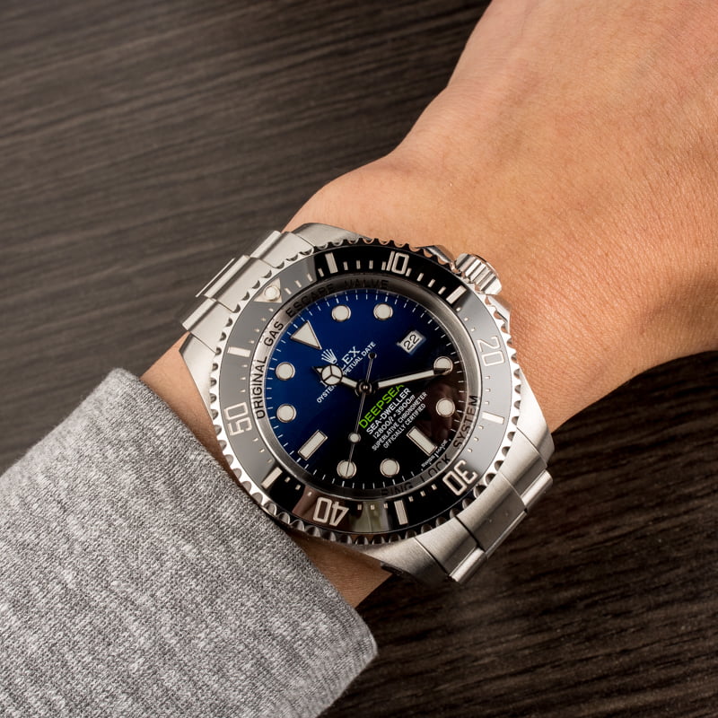 Pre Owned Rolex Sea-Dweller 116660 Deepsea Blue