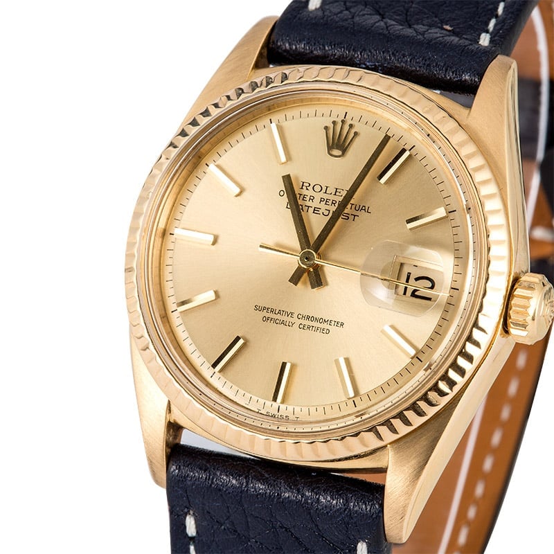 Datejust Rolex 1601 Yellow Gold