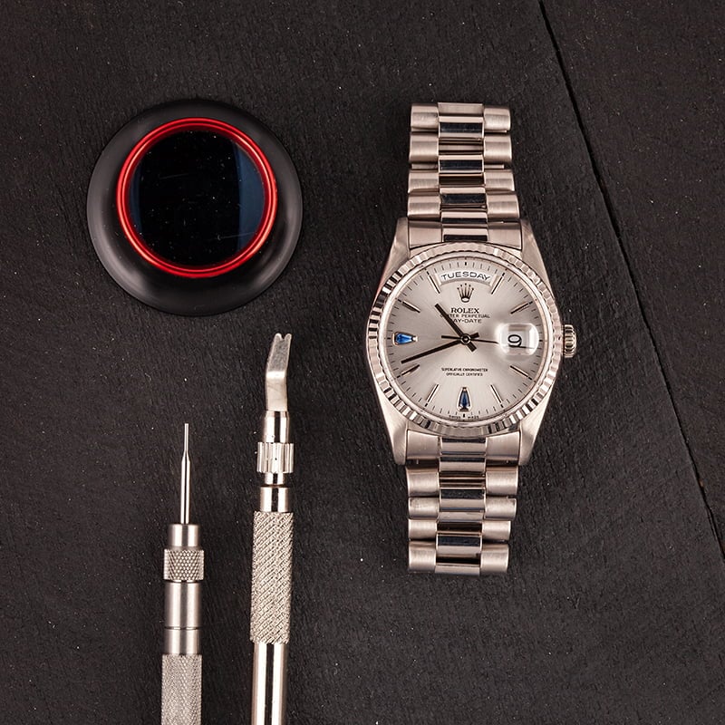 Pre Owned Rolex President 18239 White Gold