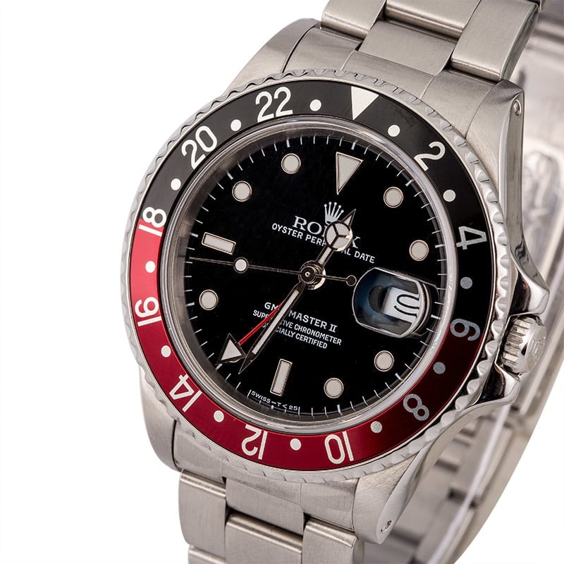 Pre Owned Rolex GMT Master II 16760 "Coke" Bezel