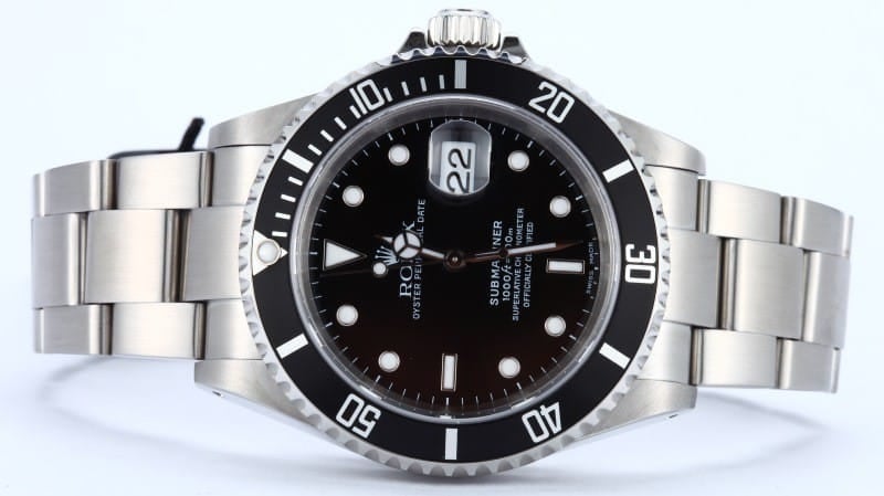 Submariner Rolex Black 16610 X