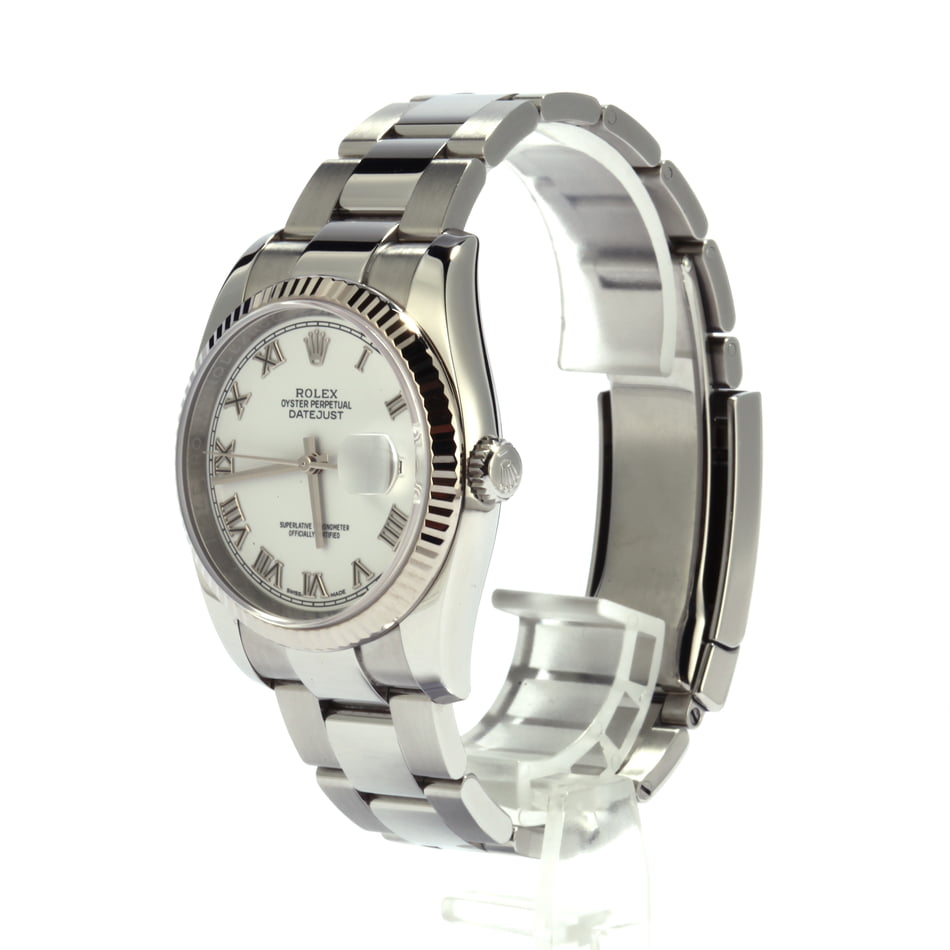 Pre-Owned Rolex Datejust 116234 White Dial