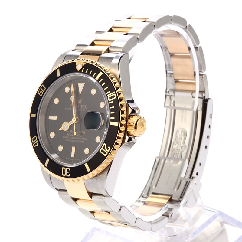 Pre Owned Rolex Submariner Two-Tone Oyster 16613