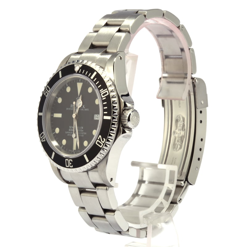Vintage 1984 Rolex Sea-Dweller 16660 Matte Black Dial