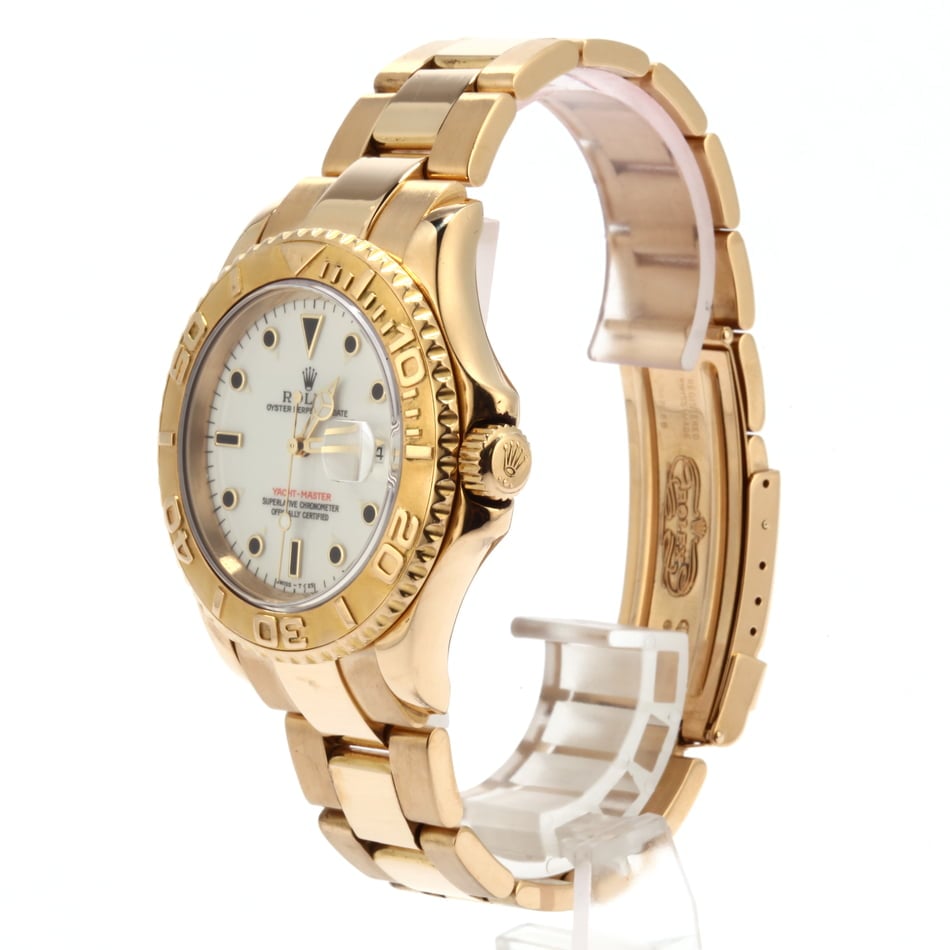 Pre Owned Rolex Yachtmaster 16628 Yellow Gold T