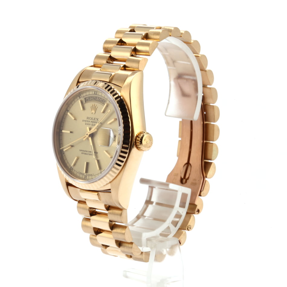 Pre Owned Rolex Yellow Gold President 18038