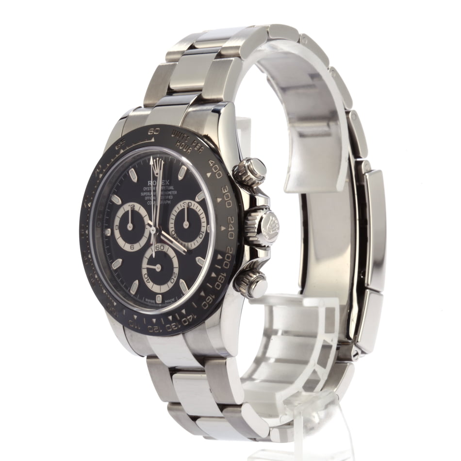 PreOwned Rolex Daytona 116500LN Black Ceramic Tachymetric Bezel