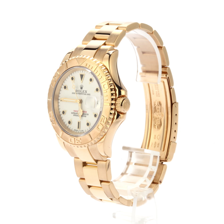Pre Owned Rolex Yachtmaster Yellow Gold 16628