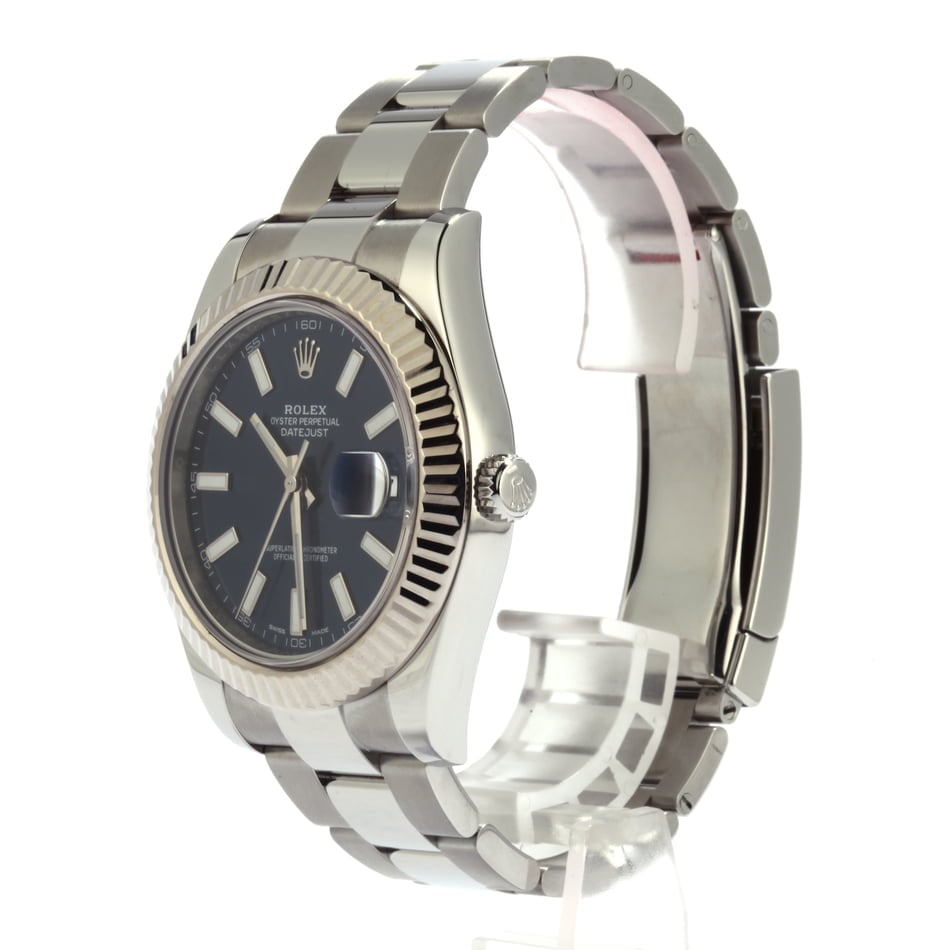 Pre-Owned Rolex Datejust II Ref 116334 Blue Luminous Dial