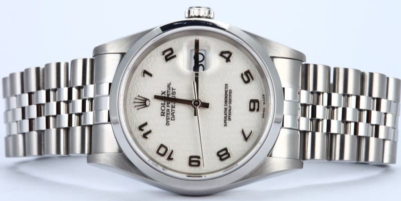 Rolex Steel Datejust 16200 Arabic Dial