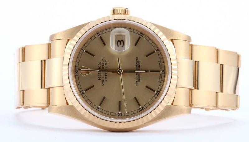 Men's Rolex DateJust 18K 16238