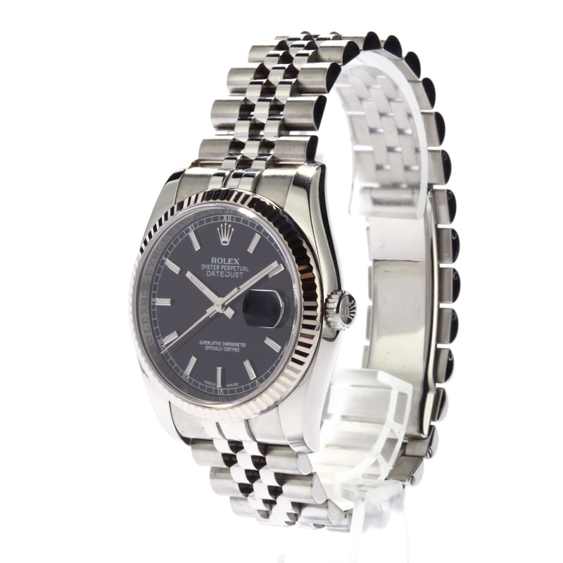 Pre Owned Rolex Datejust 116234 Black