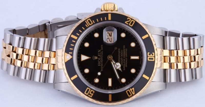 Men's Pre-Owned Rolex Submariner Two Tone Transitional 16803