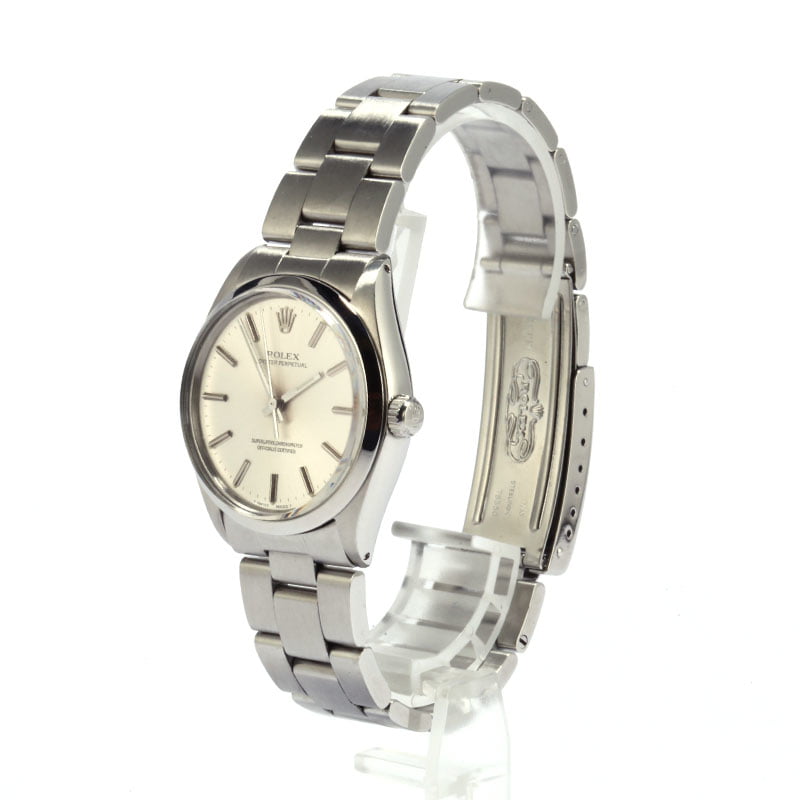 Pre-Owned Rolex Oyster Perpetual 1002 Stainless Steel