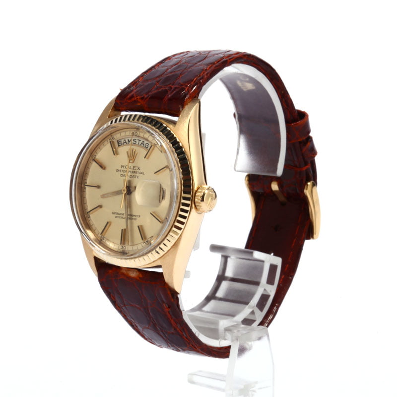 Pre-Owned Rolex Day-Date 1802 German Day
