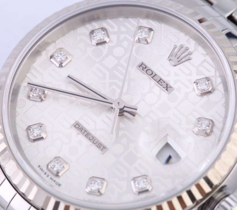 Men's Rolex DateJust 16234 Jubilee Diamond Dial