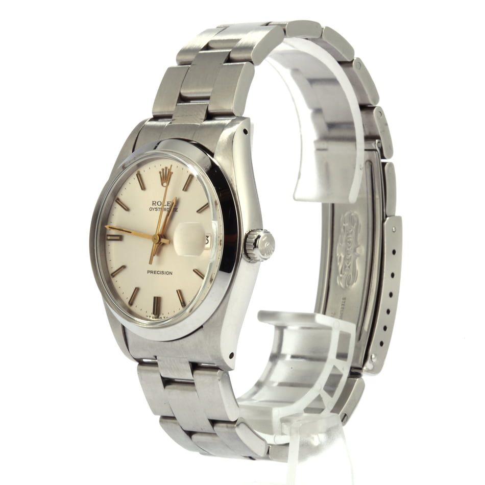 Used Rolex Oysterdate 6694 Silver Index T