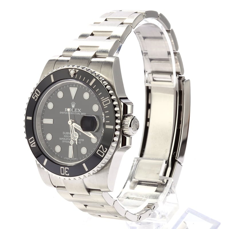 Used Submariner Rolex 116610 Black Cerachrom