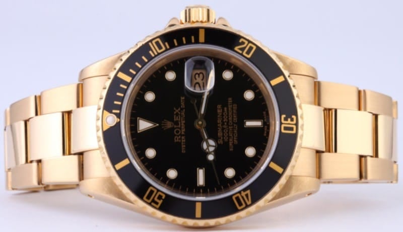 Pre-owned Rolex Submariner Gold (2018) 18kt 116618Ln