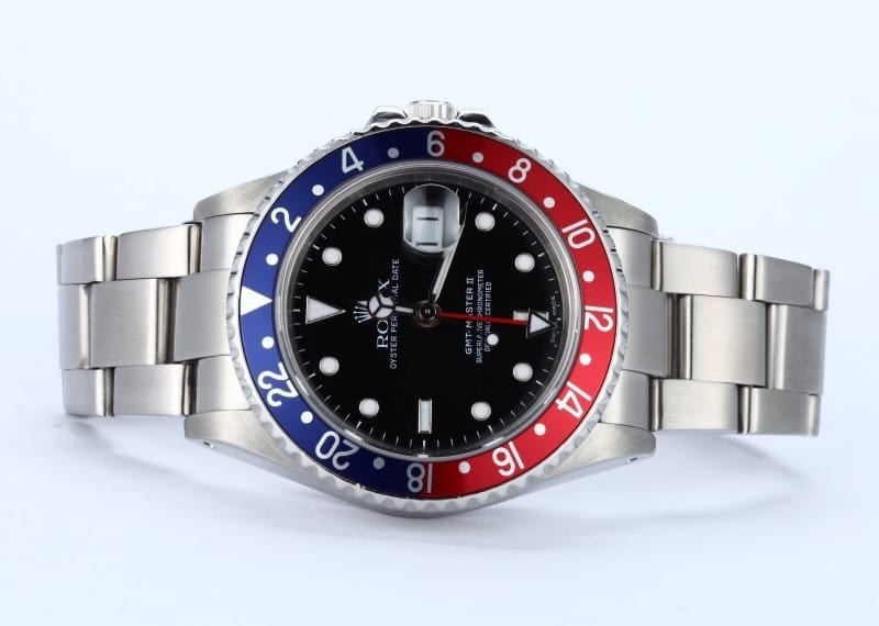 Rolex GMT-Master II Steel Pepsi Bezel 16760