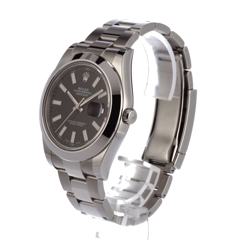 Rolex Datejust 116300 Black Dial Men's Watch