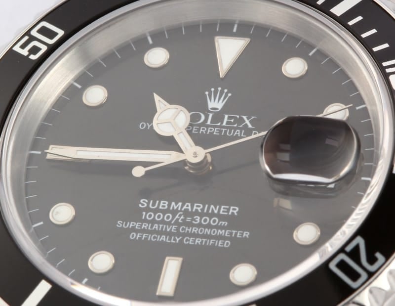 Used Rolex Submariner 16610 w/ Black Dial